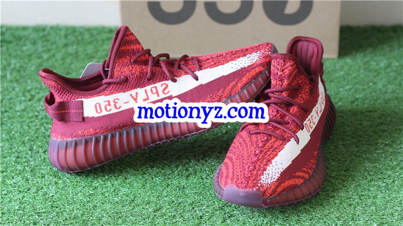 Adidas Yeezy Boost 350 V2 Teach Red Custom